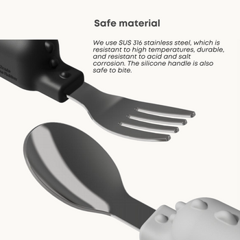 Spoon and Fork Set White
