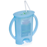 Flipping Holder DELUXE with Lid (Blue) – Food Pouch & Juice Box Holder