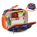 SUNVENO Kids Lunch Box Cooler Bag – Blue Dinosaur