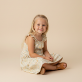 Makemake Organics Organic Ruffle Tiered Dress - Bloomfield
