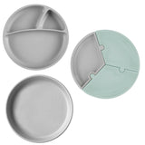 Silicone Suction Plate Collection – Puzzle, Portions & Basics (Food-Grade BLW Plates)