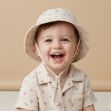 Makemake Organics Organic Bucket Sun Hat - Cross