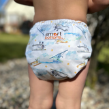 Smart Bottoms Dream Diaper 3.0 – Bamboo & Cotton Pocket / All-in-Two Cloth Diaper, First Flight