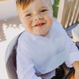 Colugo Fold and Go Silicone Bib 2 Pack | Lightweight Adjustable Baby Bibs with Storage Cases