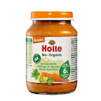 Holle Mixed Vegetables Puree 190 g (169604) (EXP:6/01/27)