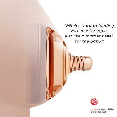 Ultra Wide Neck Baby Bottle 5 OZ Black