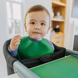 Colugo Fold and Go Silicone Bib 2 Pack | Lightweight Adjustable Baby Bibs with Storage Cases