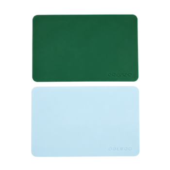 Colugo Roll and Go Silicone Placemat 2 Pack | Ultra-Thin Travel Placemats for Toddlers