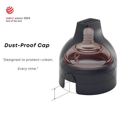 Ultra Wide Neck Baby Bottle 8 OZ Pink