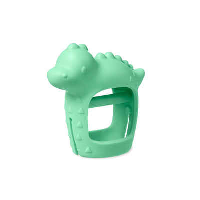 OUTLET – Bitzy Grip Mitt Developmental Teether – Dino