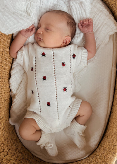 Ladybug Organic Romper