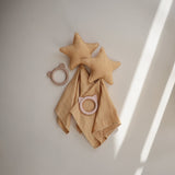 Mushie Star Lovey Blanket – Organic Cotton Baby Comfort Blanket