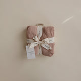 Mushie Organic Cotton Muslin Cloths 3-Pack
