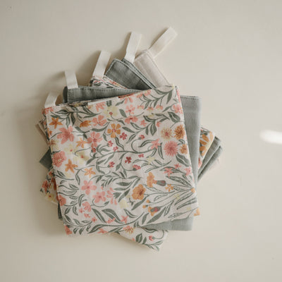 Organic Muslin Baby Washcloths