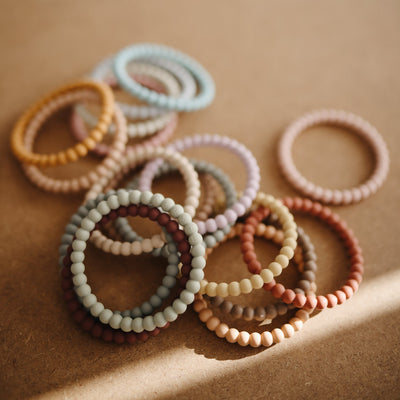 Mushie Pearl Teether Bracelet – Silicone Baby Teether