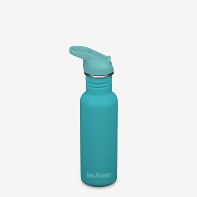 18 oz Classic Water Bottle with Flip Seal Sport Cap and Straw