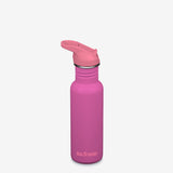 18 oz Classic Water Bottle with Flip Seal Sport Cap and Straw