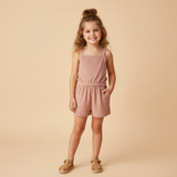 Makemake Organics Organic Tank Romper - Clay