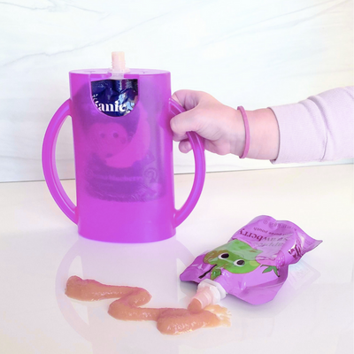 Flipping Holder Gift-Ready Travel Bundle – Food Pouch & Juice Box Holder Set