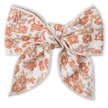 Makemake Organics Organic Hair Bow Clip - Sienna