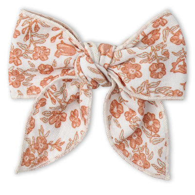 Makemake Organics Organic Hair Bow Clip - Sienna