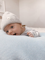 Merino Wool Baby Beanie - Heather Gray