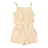 Makemake Organics Organic Tank Romper - Butter Yellow