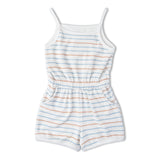 Makemake Organics Organic Tank Romper - Cabana Stripes