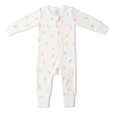 Makemake Organics Organic 2-Way Zip Romper - Ice Cream