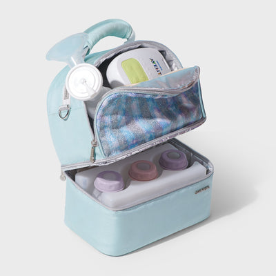 SUNVENO Insulated Lunch Box Double Deck Cooler Bag