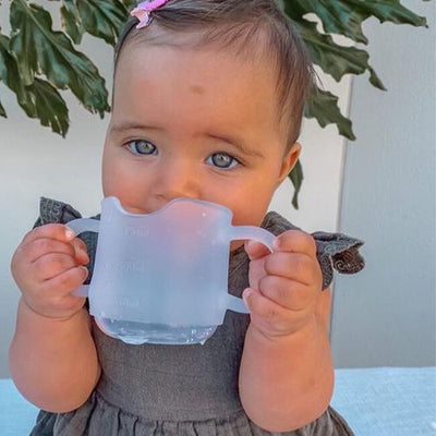 Haakaa Silicone Baby Drinking Cup with Easy-Grip Handles (5oz / 150ml)