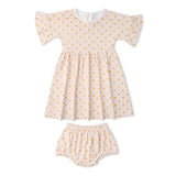 Makemake Organics Organic Dolman Sleeve Dress - Pop Floral