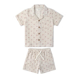 Makemake Organics Organic Shirt & Shorts Set - Cross