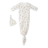 Makemake Organics Organic Kimono Knotted Sleep Gown - Meadow