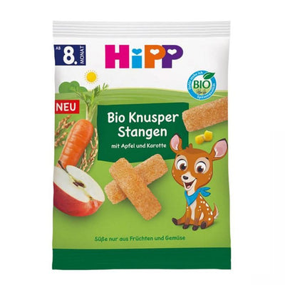 HiPP Organic Crispy Apple Carrot Sticks 30 g (30950)(EXP:02/18/26)
