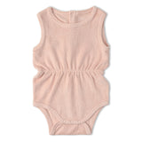 Makemake Organics Organic Clinch Romper - Blush