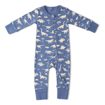 Makemake Organics Organic 2-Way Zip Romper - Dino