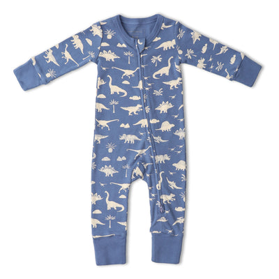 Makemake Organics Organic 2-Way Zip Romper - Dino