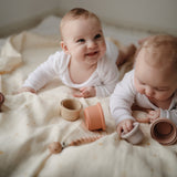 Mushie Organic Cotton Muslin Swaddle Blanket