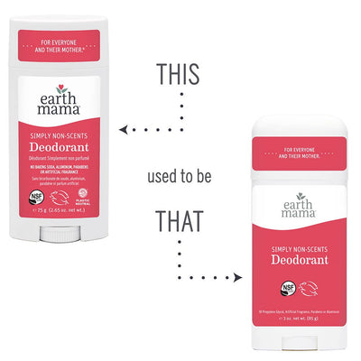 Earth Mama Simply Non-Scents Deodorant – Pure Protection Without the Irritation