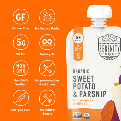 Organic Sweet Potato Baby Food Pouch