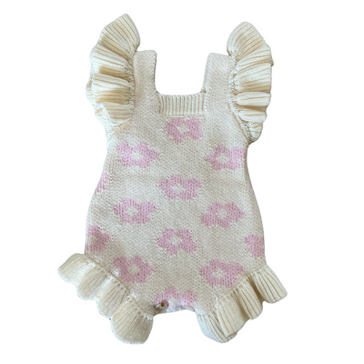 Floral Frills Baby Romper