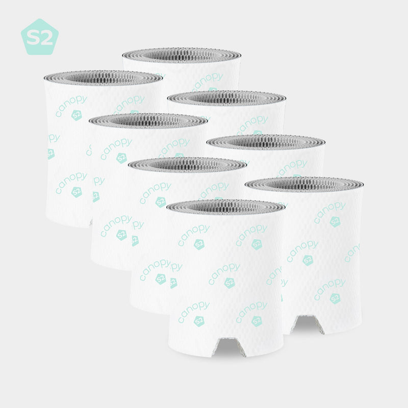 Canopy Humidifier Filter 2.0 Bundle – 8-Pack for Bedside & Nursery Humidifiers