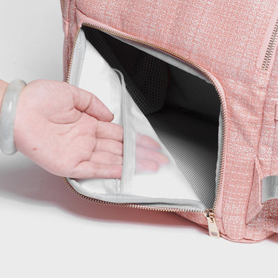SUNVENO Tweed Diaper Backpack