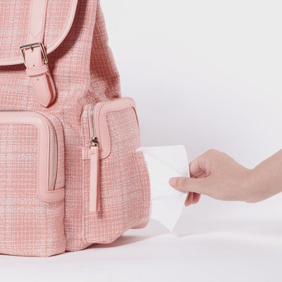 SUNVENO Tweed Diaper Backpack