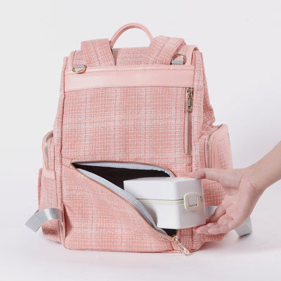 SUNVENO Tweed Diaper Backpack