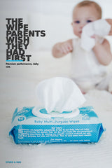 Stork & Sun PFAS-Free Baby Wipes – 6 Pack (360 Wipes)