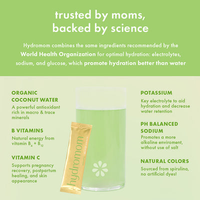 BOOBIE Hydromom – Superfood Electrolyte Drink for Moms