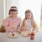 Mushie Dinnerware Fork and Spoon Set – Non-Toxic Baby Utensils