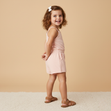 Makemake Organics Organic Tank Romper - Blush